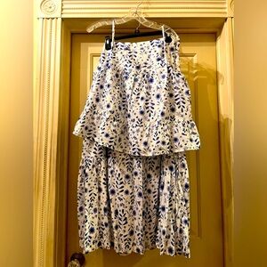 Two piece, full length summer outfit!